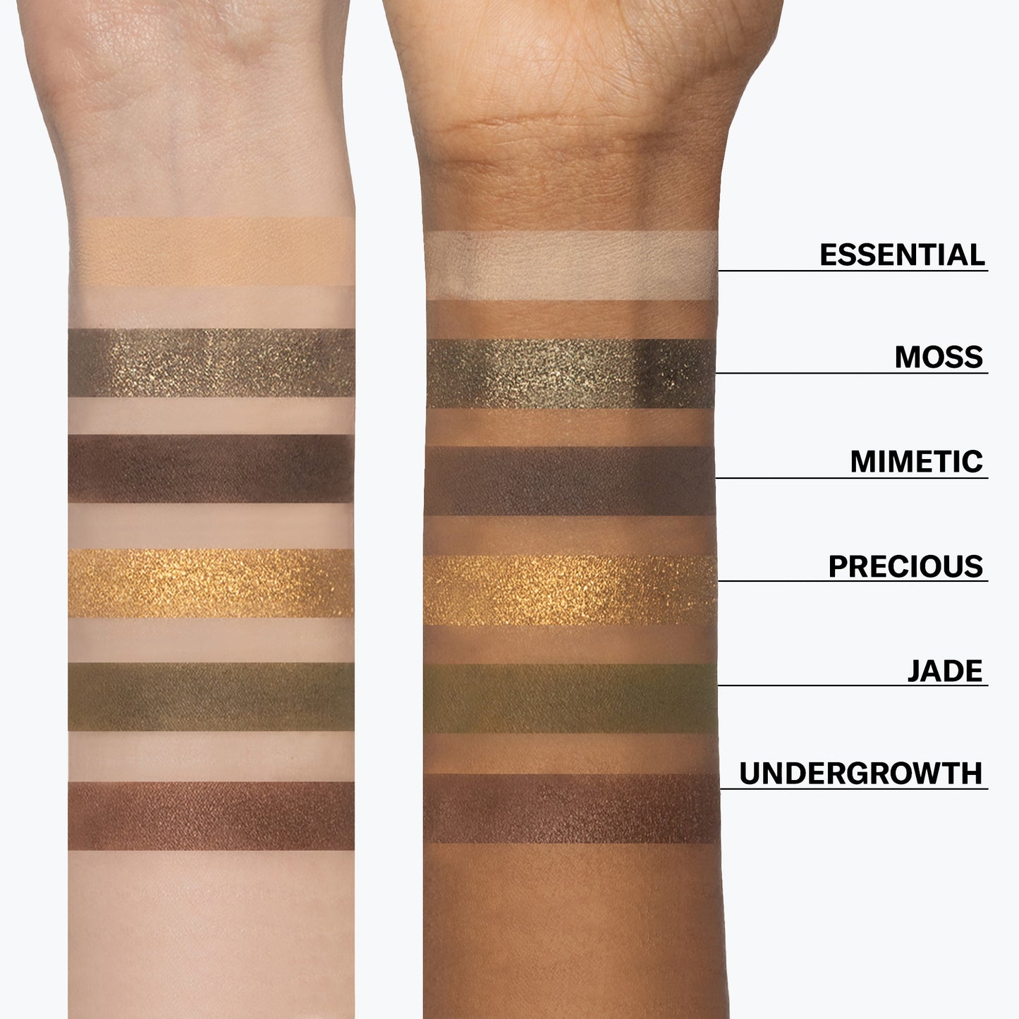 BARE HARMONY - HIDDEN GREEN - EYESHADOW PALETTE