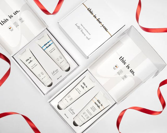 Cadeauset Scrub & Soft - This is us.